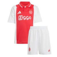 Camiseta Ajax Primera Equipación Replica 2024-25 para niños mangas cortas (+ Pantalones cortos)